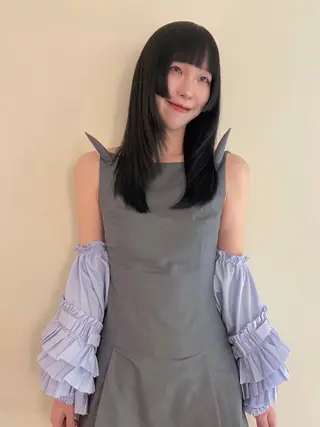 セミロング カラー 似合わせヘア 🪶remiのヘアスタイル