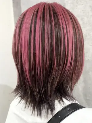 ミディアム カラー alpha松戸 🍓武田さくら🦊のヘアスタイル