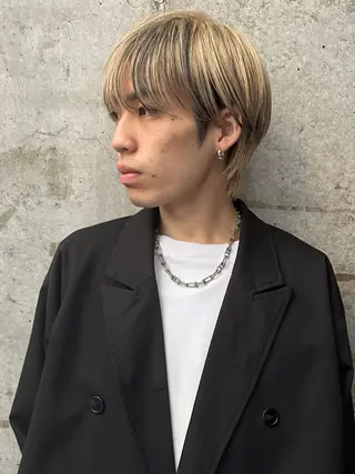 ショート カラー メンズ Vir by browのヘアスタイル
