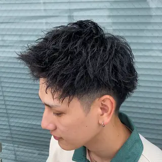 ショート メンズ メンズ特化LIBER 石川玲央のヘアスタイル