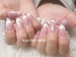 ネイル kao nail マグネット/長さだしのネイルデザイン