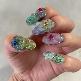 ネイル HINAKO💫 Ouja groupのネイルデザイン