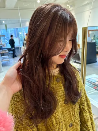 セミロング SIKI yuuna レイヤーカット🪽のヘアスタイル