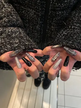 ネイル 渋谷ネイル🎀 y2k/海外ネイルのネイルデザイン