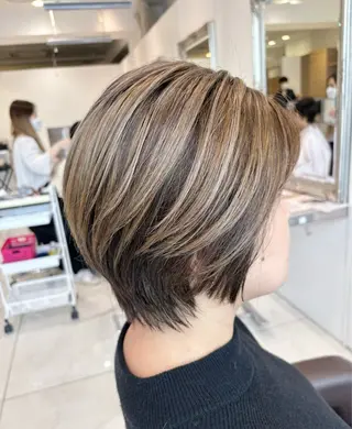 ショート 関山浩平ショート /ボブ/ヘアセットのヘアスタイル