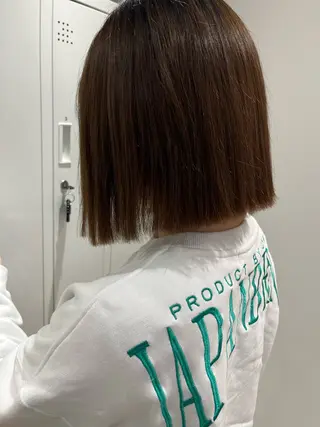 ミディアム 小山 水綺のヘアスタイル