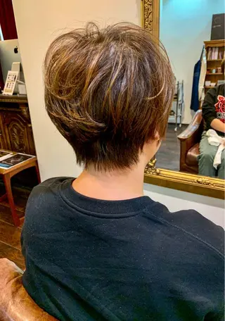 ショート 丹羽大喜 縮毛矯正/美髪矯正のヘアスタイル