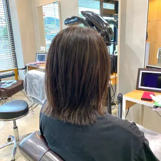 ミディアム 🟢三上亮/ Relation🟢のヘアスタイル