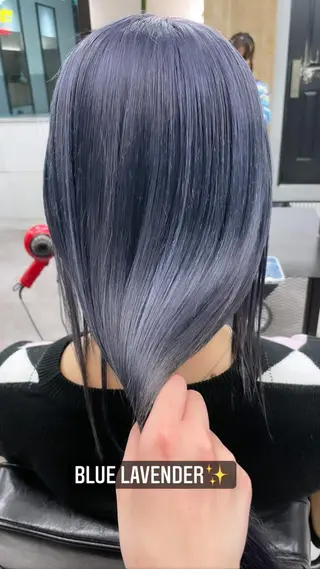 セミロング カラー ツノダ ルカのヘアスタイル