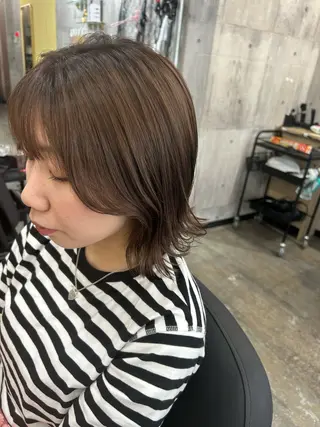 ミディアム sunny side 大名　りょう👸🏼のヘアスタイル