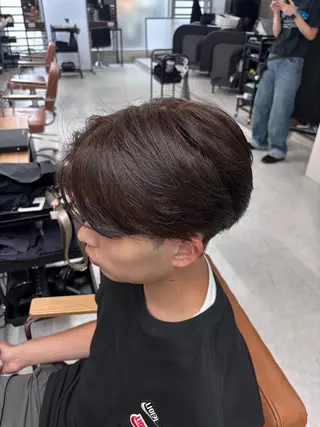 メンズ フェザーの鬼 🇰🇷yutoのヘアスタイル