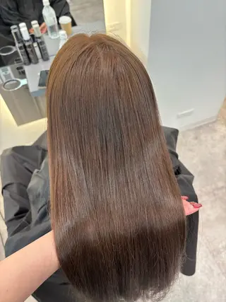 セミロング 🫧透明感カラー🫧 AYANAのヘアスタイル