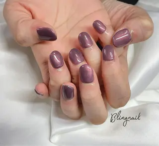 ネイル 23時まで❤︎韓国、 ワンホンネイルのネイルデザイン