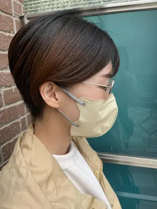 ミディアム カラー パーマ ヘアアレンジ メンズ キッズ ネイル マツエク・マツパ アイブロウ 久木原 ゆりのヘアスタイル