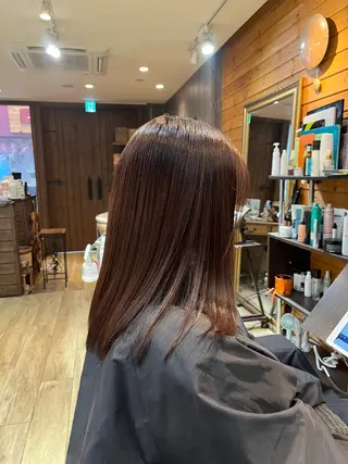 ミディアム カラー 中園康 /カラー/ブリーチのヘアスタイル