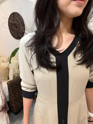 セミロング putri店長 和田鈴采のヘアスタイル