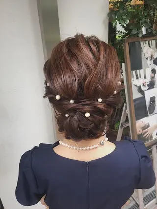 ミディアム 早稲田 千尋のヘアスタイル