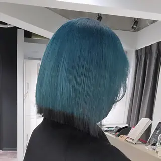 ミディアム カラー 女性艶髪マンツーマン YUKIのヘアスタイル
