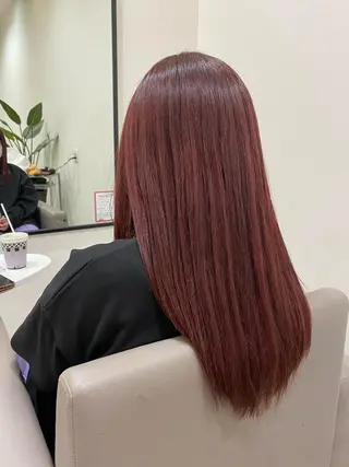 ロング カラー Ashanti 磯崎のヘアスタイル