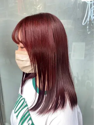ミディアム カラー 似合わせ SHOYAのヘアスタイル
