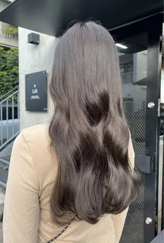 ロング カラー 透明感カラー ✨ 韓国艶髪💗菅原のヘアスタイル
