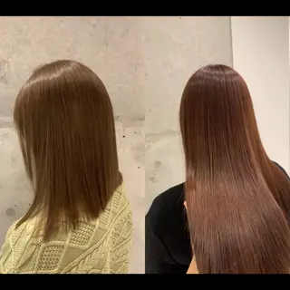 ロング カラー れい🫧 ハイトーン特化のヘアスタイル