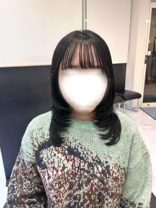 ミディアム 🍊小川実里🍊 /カラーレイヤーのヘアスタイル