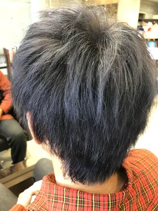 ショート カラー 大栗 佑也  髪質改善のヘアスタイル