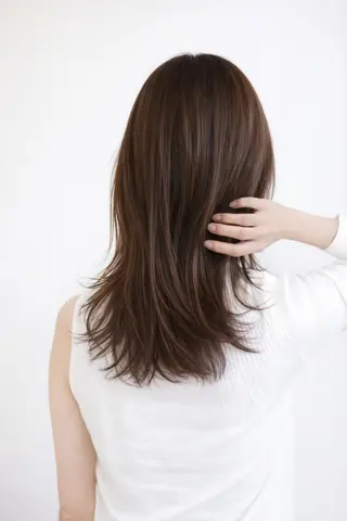 カラー ミディアム 白髪染め専門店 Recolorなおこのヘアスタイル