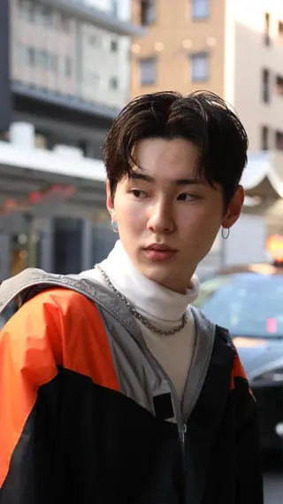 メンズ アイブロウ 中村 佳歩のヘアスタイル