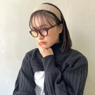 ミディアム ボブ/マンツーマン ミヒラケイタのヘアスタイル