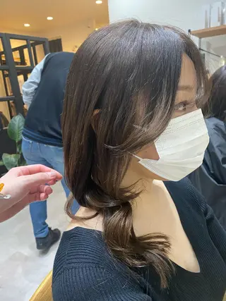 ロング カラー 似合う髪型が 分からない方へのヘアスタイル