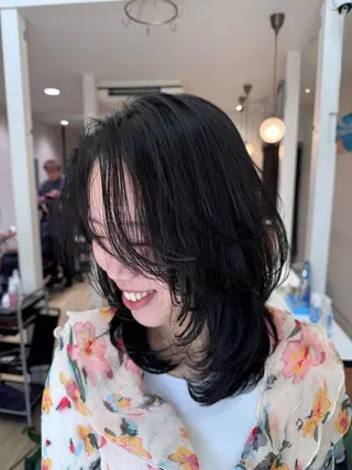 セミロング FIGARO×REVE所属・福井 珠乃のヘアスタイル