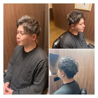 ショート パーマ メンズ BARBER CLASSICSのヘアスタイル