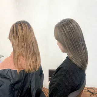 ロング カラー ＳＨＩ ＺＵのヘアスタイル