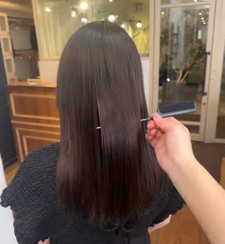 セミロング misaki morimoto🌱のヘアスタイル