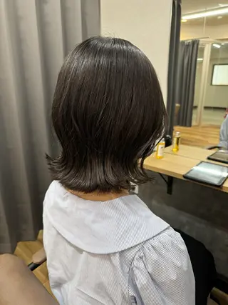 ミディアム カラー reeed konnoのヘアスタイル