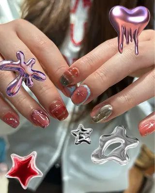 ネイル ASA nail / アート☀︎ニュアンスのネイルデザイン