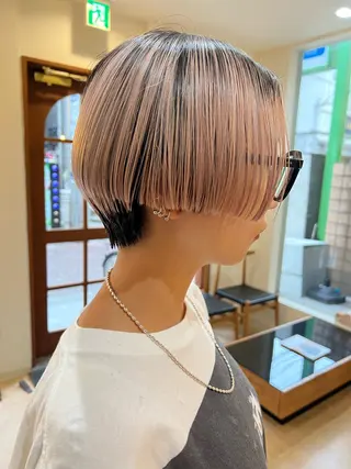 ショート 【⭐️レイヤーカット 髪質改善⭐️】長谷川のヘアスタイル