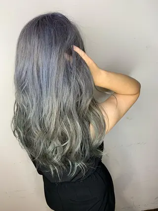 ロング カラー 吹田 駿 髪質改善縮毛矯正のヘアスタイル