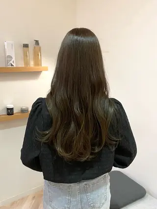 カラー 清水 なのはのヘアスタイル