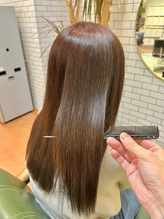 ロング カラー 石井 佑樹のヘアスタイル