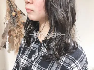 ミディアム カラー パーマ ヘアアレンジ メンズ キッズ ネイル マツエク・マツパ 横浜Bob美容師🤎 ERINAのヘアスタイル