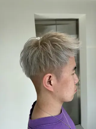 ショート カラー メンズ 🏆メンズヘア特化 🥇代表りんぺーのヘアスタイル