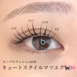 マツエク・マツパ H eyelash RIRIKA🎀🫧のマツエク・マツパデザイン