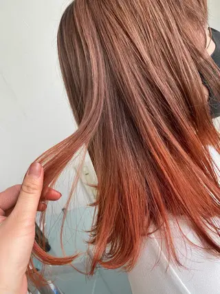 カラー 大森 有紗のヘアスタイル