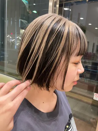 カラー むらたみずき /大宮ボブ、ショートのヘアスタイル