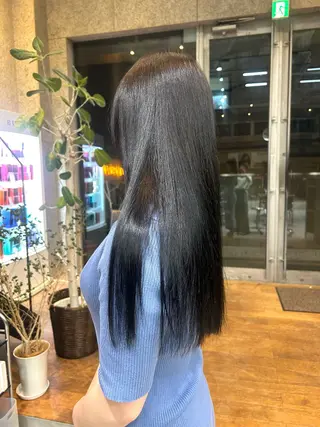ロング カラー 🤍垢抜け♡透明感 カラーmoeka🤍のヘアスタイル