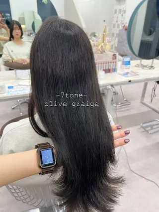 ロング カラー 美髪矯正/髪質改善/ 艶髪🤍伊藤梨紗のヘアスタイル