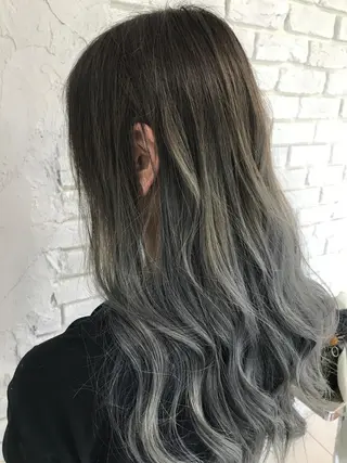 セミロング カラー レイヤーカット🪽 MARINA🦩のヘアスタイル